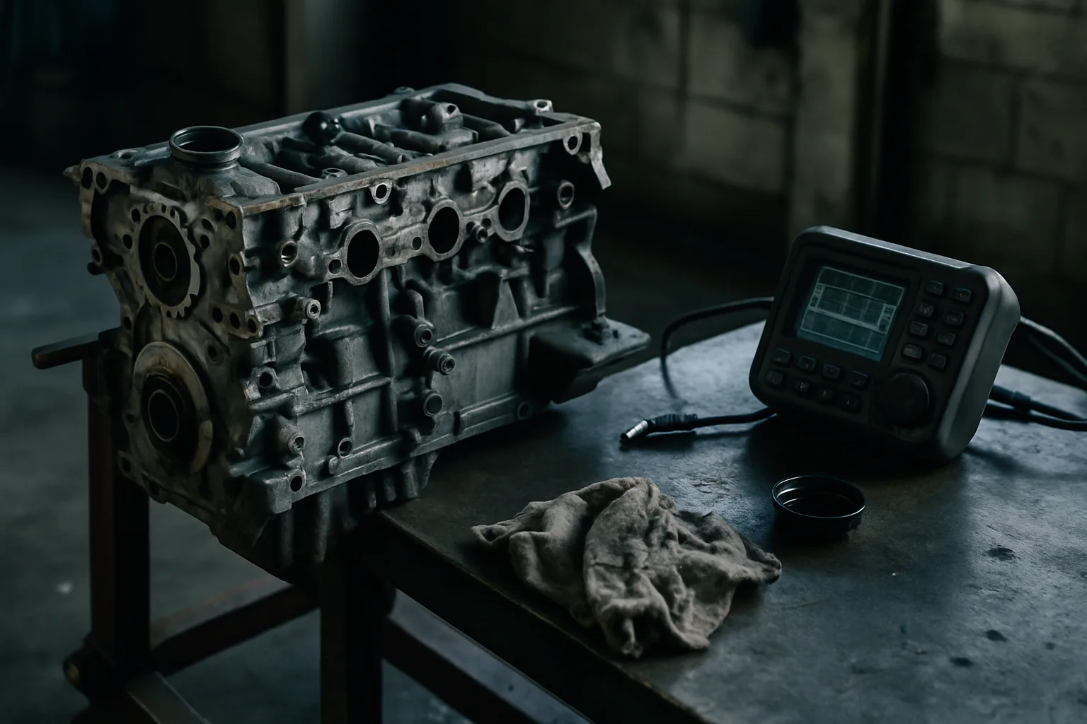 Engine diagnostics setup
